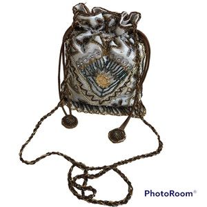 Mini Beaded Hand Bag/Crossbody Bag